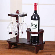 W.Z.H.H.H Mestieri Wine Rack Supporto di Vetro Vino mensola di Vino di Legno Bottiglia Wine Rack mensola in Legno Hanging Cup Holder Decorazioni per la casa