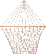 LHAHGLY Camping Hammock 200x80cm 2 Persone Doppia Amaca Amaca in Cotone Appeso Swing Lettino Max Load 120KG Campeggio all'aperto Camping Amaca Portatile Piantine Pigri Support hamac Bois