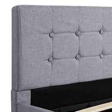 SKM Giroletto con Contenitore Grigio Chiaro in Tessuto 160x200 cm