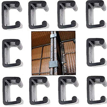 Clip Outdoor Furniture Patio Wicker clip di plastica Divano Connect Clamps per sedie mobili da giardino del sofà 10PCS 4.25CM Estate Cortile