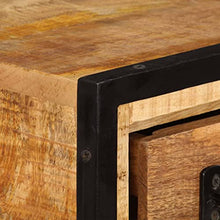 vidaXL Credenza Vintage Armadietto Madia Consolle Cucina Cassettiera Dispensa Vetrina Arredo Soggiorno Armadio Arredamento Massello di Mango