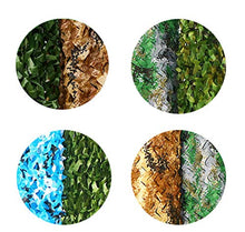 Rete Ombreggiante Maglia Parasole Rete Mimetica Rete militare del cammuffamento, tiro di caccia militare di campeggio per il campeggio all'aperto, multicolore e multi-formato (2m, 3m, 4m, 6m, 8m, 10m)