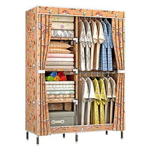 TWDYC Panno di Oxford Moda Cabinet 4 Strati Semplice Combinazione Armadio Dormitorio Camera riporre gabinetto di casa Mobili