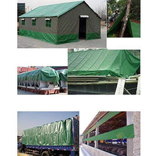 MHBGX Teloni, Telone Impermeabile, Verde, Panno in Pe, Panno per la Protezione Solare, Auto, Antietà 20 Misure Disponibili,Verde,6 × 14 M