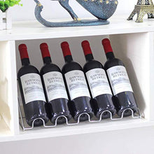 CYQ Portabottiglie per Vino Espositore per Vino Supporto per Vino Armadio per Vino Decorazione per Tavolo da Bar Portabottiglie in Ferro battuto 41x15.2x15.2cm Portabottiglie per Vino Rosso