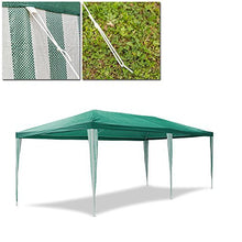 HG®Gazebo Tenda da giardino, gazebo 3 x 6 m, tendone impermeabile, tenda con tubi in acciaio resistente di alta qualità, tendone da giardino