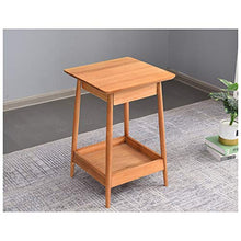 GXT WGZ- Comodino Camera Locker, Camera da Letto Comodino, Soggiorno Locker, Living Room Divano Fianco del Mobile (Color : Wood Color)