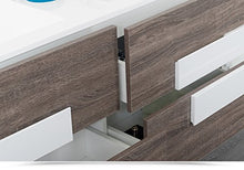 Bagno Italia Mobile arredo bagno Energy 120 cm fascia centrale doppio lavabo con specchio disponibile in 3 colori I