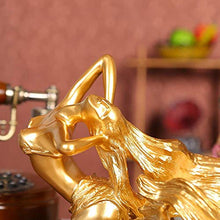 Elegante Semplicità Oro Europeo Capelli Lunghi Femminile Portabottiglie Decorazione Decorazione in Resina Creativa Vassoio Vino Decorazione Semplice Camera da Letto Soggiorno Mobile Tv Bello Ed Elega