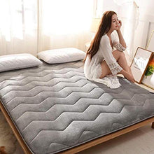 YOLL Materasso Tatami Giapponese Ispessimento Materasso Futon Pieghevole in Peluche, Materassi Letto futon Soggiorno Tappetino Universale Quattro Stagioni Pelo Letto Pigro stuoie per Cam