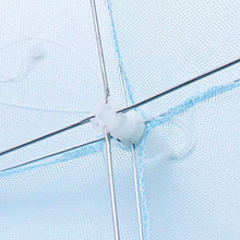 Baoblaze Pieghevole Coperchio Cibo Schermo Tenda Cibo Netto Protector per Picnic All'aperto, Feste, Riutilizzabile Portatile 16x16inch - Blu