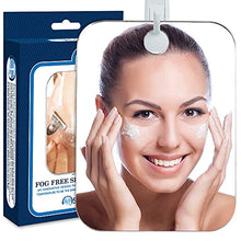 Shave Well Specchio Portatile Deluxe Anti Appannamento - Specchio Doccia e Barba - Specchio Senza Cornice con Gancio Adesivo - Specchio da Doccia per Viaggi, Campeggio, Palestra – Infrangibile