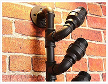 Zfggd Scaffalature Wine Rack Loft Multifunzione Wine Glass Rack Industriale Tubo di Acqua del Supporto della Parete Vino Rack