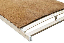 MW.Shop.24 - Coprimaterasso in fibra di cocco di alta qualità per rete a doghe (160 x 190 cm), traspirante, anti allergeni, antiacaro, prodotto in UE