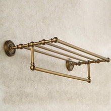 HTL Scaffale di stoccaggio Asciugamano Rack Bagno Antico Bagno Asciugamano Rack Casa Bagno Hardware Sospensione WC Rack Facile da Installare