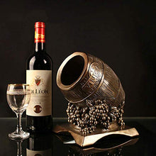 L-YINGZON Statue, Bronzo Rame Mestieri della Resina Simple Wine Rack Moderna Creativo del barilotto di Vino di Vino di Figura Rack Gifts Desktop di casa della Barra del Portico della Decorazione dell