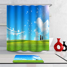 LIYAN Combinazione Bagno. Immagini Chiare E Colori Vivaci Rendono Il Tuo Bagno Pieno di Vita. Accessori da Bagno. Mulino A Vento sulla Collina.