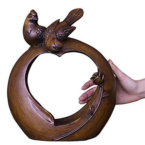 ZGPTX Scultura per Statue Decorazione Set di cremagliere per Vino Creativo Pezzi Soggiorno Moderno Armadio per TV Armadietto per Vino Decorazione Regali per Uccelli