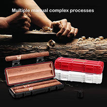 Gymqian Prodotti per la Casa Portatile Viaggio Portatile Cedar Legno Custodari Di Sigaro, Sigaro Impermeabile Sigillato Humidor con Umidificatori, Scatola Umidificatrice Armadio Idr