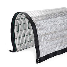 Rete ombreggiante Pellicola Riflettente in Alluminio Ad Alta Densità, Tessuto Reticolato all'85% in Tessuto con Occhielli per Piante/Patio/Pannelli (Size : 1x6m)