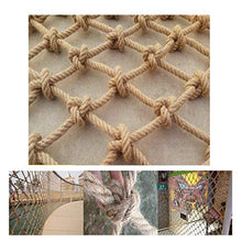 WaiMin Tessuti a Mano Corda di Canapa Maglia Multifunzione Scale for Bambini Balcone Rete anticaduta Retro Bar Soffitto Rete Foto Decorazione murale Rete Appendi Abiti Rete (Size : 3x6m)