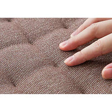 XHNXHN Cuscino del Sedile Giapponese Futon, Imbottitura del Sedile Trapuntato Tappetino Tatami per la casa Cuscini per sedie da Pranzo Imbottiti Traspiranti per la casa-Beige 40x40cm (16x16In)