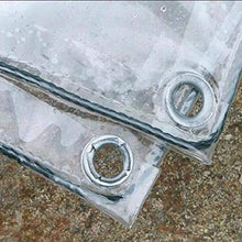 GGYMEI Telo Impermeabile Esterno, Telone Impermeabile Trasparente Compresse di Plastica Antipioggia, Antivento, Facile da Piegare per L'isolamento del Giardino di Copertura Vegetale