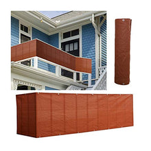GDMING Telo Frangivista per Balcone, HDPE Parabrezza con Occhielli, Ventilato Resistente alle Intemperie Copertura di Protezione di Sicurezza Giardino Rete Decorativa, 61 Dimensioni
