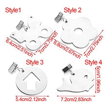 Clip per tovaglia decorativa 1pcs Nuovo tovaglia Pesi Pendente in acciaio inox Acciaio inossidabile 2.4mm Addensare Foglie di fiori Forma Tavolo antivento antiruggine per la festa nuziale pic-nic a ca