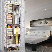 NXYJD Cabinet Panno di Modo di Oxford a 4 Strati dormitorio Camera da Letto Semplice Combinazione Guardaroba Comodo deposito mobili gabinetto di casa