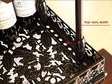 SGSG Portabottiglie per Vino Portabottiglie in Vetro per Vino Rosso per Uso Domestico Europeo Facile da installare Stoccaggio
