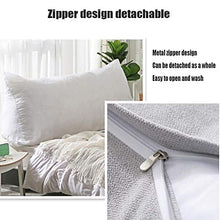 YAHAO Cuscini Testiera da Letto Testiere Capezzale Supporto BedHead Cuscino Supporto Letto Cuscino Cuscino Morbido Borsa Lettura Dimensione Cuscino Testiera Schienale,D-120 * 50cm