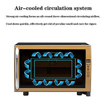 Portasigarettes-humidor sigaris-humidor sigari Semplice moderna cedro massello di legno termostatica / Idratante Cigar Cabinet Governo del vino europeo, un pulsante di avvio, 360 ° circolare aria sist