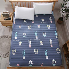 LXSHMF Compert Tatami Materasso Futon,Spesso Pavimento Materassino,Giapponese Futon Materasso Pad Portatile Tatami Mat,Trapuntato Materasso Topper per Dormitorio per Studenti K 90x200cm(35x79inch)