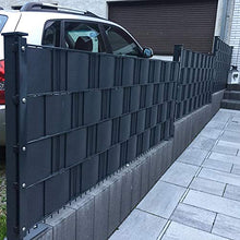 LSXIAO Giardino Recinzione Privacy Striscia di Pannello, PVC Schermata Privacy, Impermeabile Resistente Ai Raggi UV con Strisce di Serraggio per Recinzione in Rete A Doppia Barra