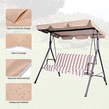 ZM-Shoes da Baldacchino di Ricambio per Seat Swing 2 e 3 posti Formati Amaca Coperchio Superiore Esterna del Giardino,c