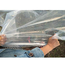 SHIJINHAO Telo Impermeabile Esterno Trasparente Ispessimento Antipioggia Panno di Plastica PE Incatramata Balcone Finestra Fiore 'Isolamento Fredda Capannone Film Serra Parabrezza della Tenda for Uso