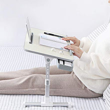 jiaju Tavoli da Picnic Tavolo Pieghevole, Tavolo per Laptop in Lega di Alluminio Tavolo Pieghevole da Tavolo Pieghevole Portable Regolabile Desk Stand Notebook per Il Letto del Letto del Laptop