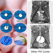 LINONI - Dispenser portatile per pillole da viaggio, per tablet e medicinali, ideale per anziani
