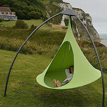 sohefia TIK Tok Kids Pod Swing Seat, Child Hammock Chair, Backyard & Park Swing Hammock, Hanging Chair with Pocket for Outdoor And Indoor (Beige)