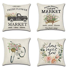 GSYYSZD Fodera per Cuscino, 4 Pezzi di Federa Decorativa Colorata Vivente 45 cm x 45 cm in Cotone e Lino Resistente,01