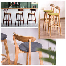 Ljings - Sgabello da bar da cucina con schienale sgabelli, 60 cm, colore: beige, marrone