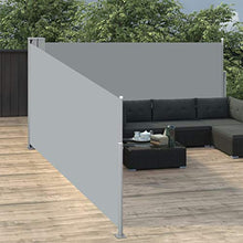 Festnight Tenda Laterale Riavvolgibile Paravento da Giardino per Balcone e Terrazzo Anti-UV Protezione Privacy 100x600 cm/120x600 cm /140x600 cm/100x1000 cm/120x1000 cm/140x1000 cm/170x1000 cm