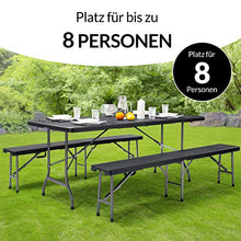 Set Tavolo e Panche Casaria Mobili da Campeggio Set Birreria Mobili da Esterno Richiudibile 180cm Mobili da Campeggio Set Tavolo e Panche da Giardino