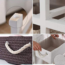 Vimini Archiviazione Comodino da Letto,Legno Comodino con Rattan Cesti per Camera da Letto,Robusto Tavolino da Divano 3-Livello per Soggiorno Camera A 40x30x60cm(16x12x24in)