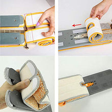 SSAYY Mop 1 / 2Pop Panno Mop in Microfibra su Due Lati per Persone Pigre Accessori per Mop Piatti A 360 Gradi Strumenti per La Pulizia della Casa