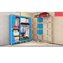 JFFFFWI Armadio Pieghevole Armadio Guardaroba 168 * 46 * 106cm Guardaroba Semplice Armadio (Colore: C)
