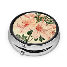 Elegante contenitore rotondo per pillole in metallo con 3 scomparti per medicina in stile vintage, per viaggi all'aperto