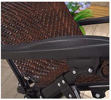 YEXINTMF Sdraio Imbottito gravità Zero Lounge Chair Patio Pieghevole, Ampliata Bold Piazza Il Doppio Tubo di Pranzo