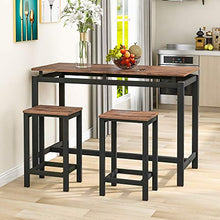 WYLZLIY-Home Set Tavolo Bar Bancone sgabelli Mobile Bar Tavolo da Bar Set da Tavolo Industriale Sgabello Set da Bar Tavolo E Sedie A Base di Ferro per La Ferro da Cucina per Soggiorno